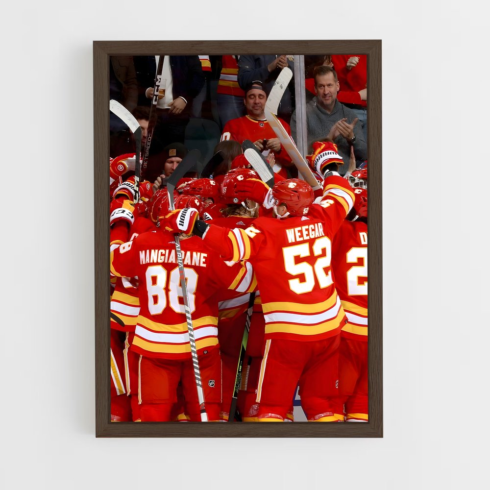 Poster Celebration à Calgary – affiche Hockey sur glace (vue 5)